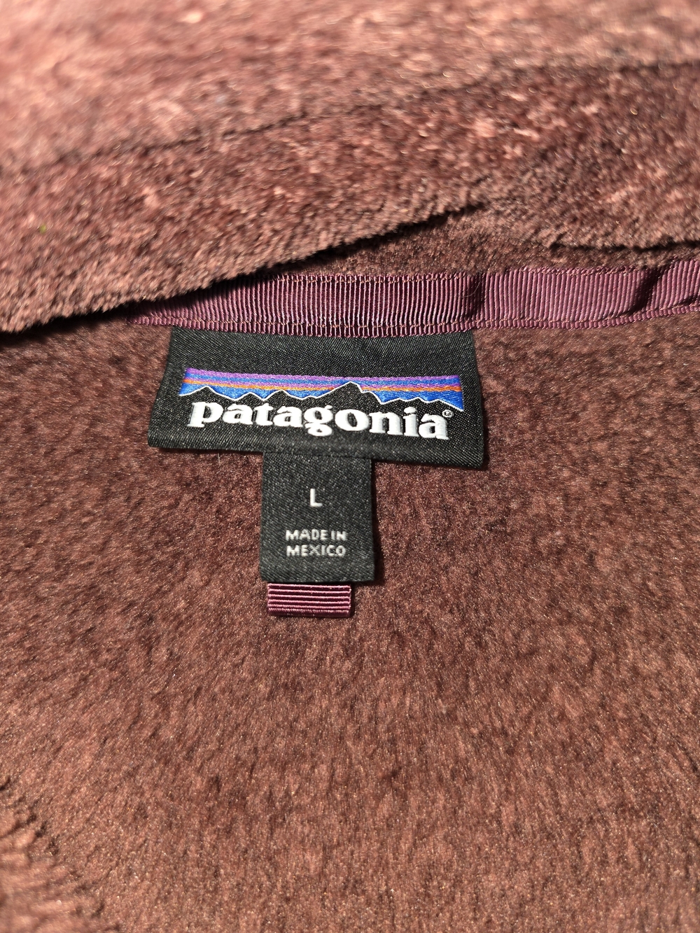 Patagonia Women's Brown Zip-Up Synchilla Fleece Pullover - Picture 2 of 3
